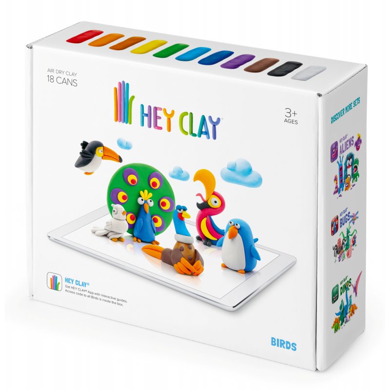 Game/Toy Masa plastyczna Hey Clay Ptaki HCLSE003PCS 