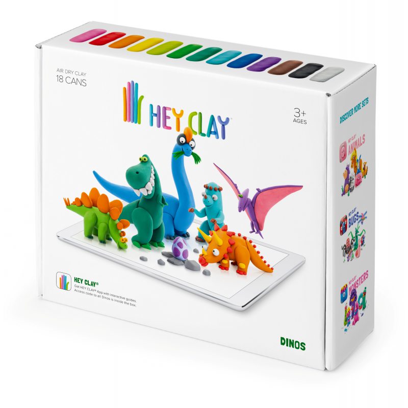 Spiel/Spielzeug Masa plastyczna Hey Clay Dinozaury HCLSE006PCS 