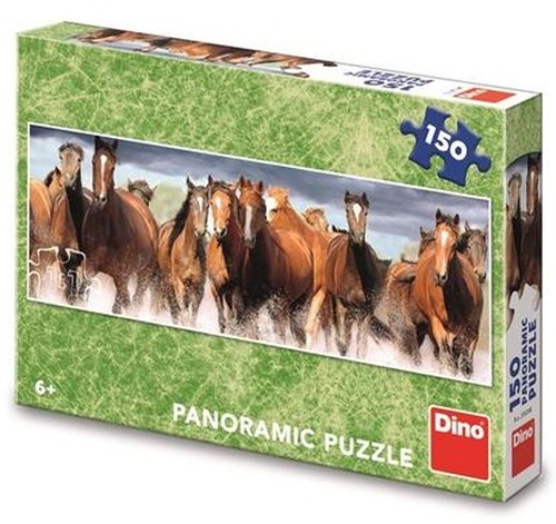 Játék Puzzle 150 Koně ve vodě panoramic 