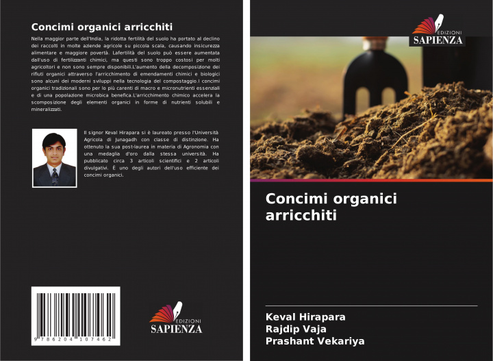 Kniha Concimi organici arricchiti Rajdip Vaja