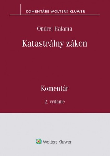 Książka Katastrálny zákon Ondrej Halama