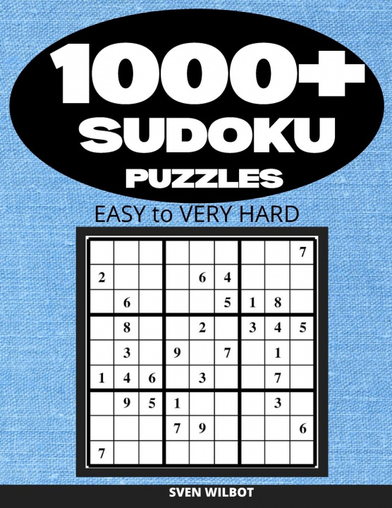 Книга 1000+ Sudoku Puzzles Easy to Very Hard 