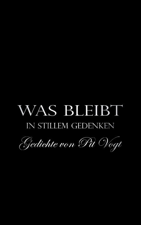 Knjiga Was bleibt Pit Vogt