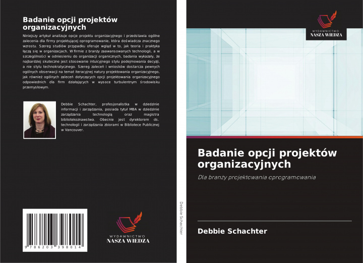 Kniha Badanie opcji projektow organizacyjnych 