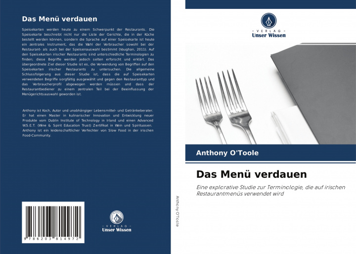 Knjiga Menu verdauen Anthony O'Toole