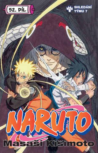 Książka Naruto 52 Shledání týmu 7 Masashi Kishimoto