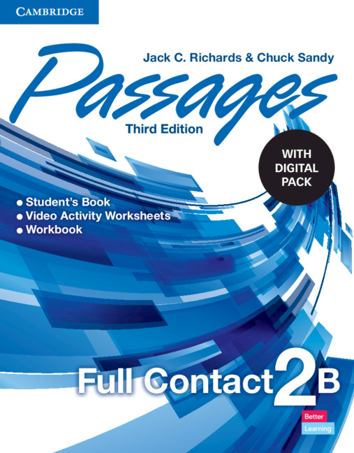 Knjiga Passages Level 2 Full Contact B with Digital Pack Chuck Sandy