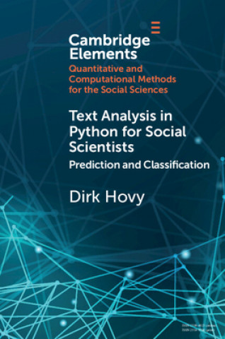 Knjiga Text Analysis in Python for Social Scientists Hovy