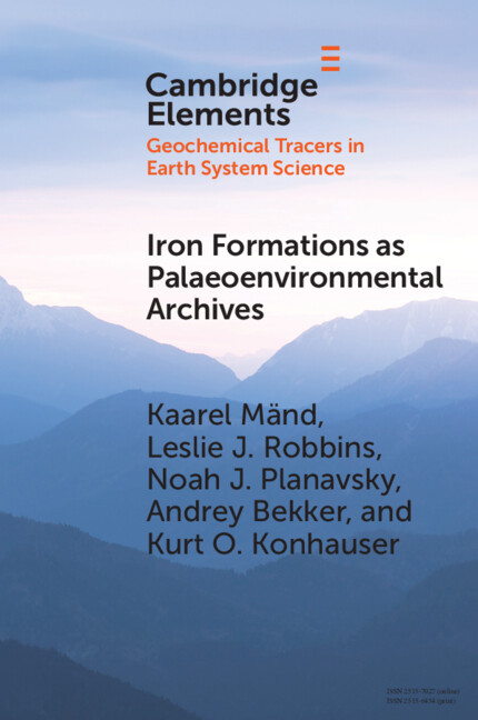 Kniha Iron Formations as Palaeoenvironmental Archives Kaarel (University of Alberta) Mand