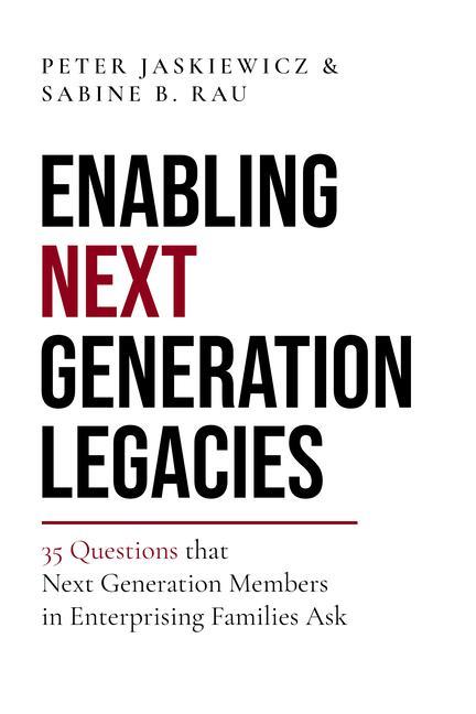 Knjiga Enabling Next Generation Legacies Peter Jaskiewicz