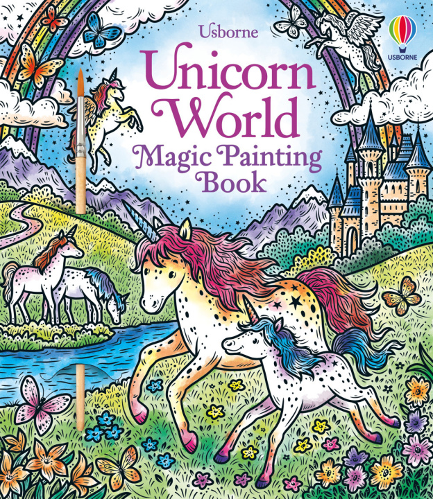 Kniha Unicorn World Magic Painting Book ABIGAIL WHEATLEY