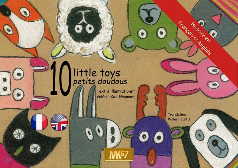 Kniha 10 little toys / 10 petits doudous (Anglais) [KAMISHIBAI] COX HAUMANT