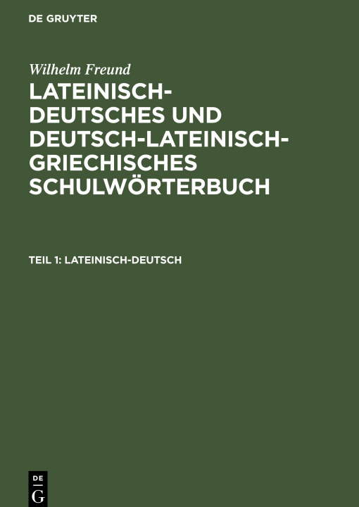 Kniha Lateinisch-deutsch 