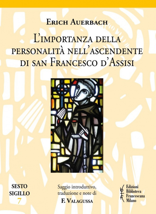 Книга importanza della personalità nell'ascendente di san Francesco d'Assisi Erich Auerbach