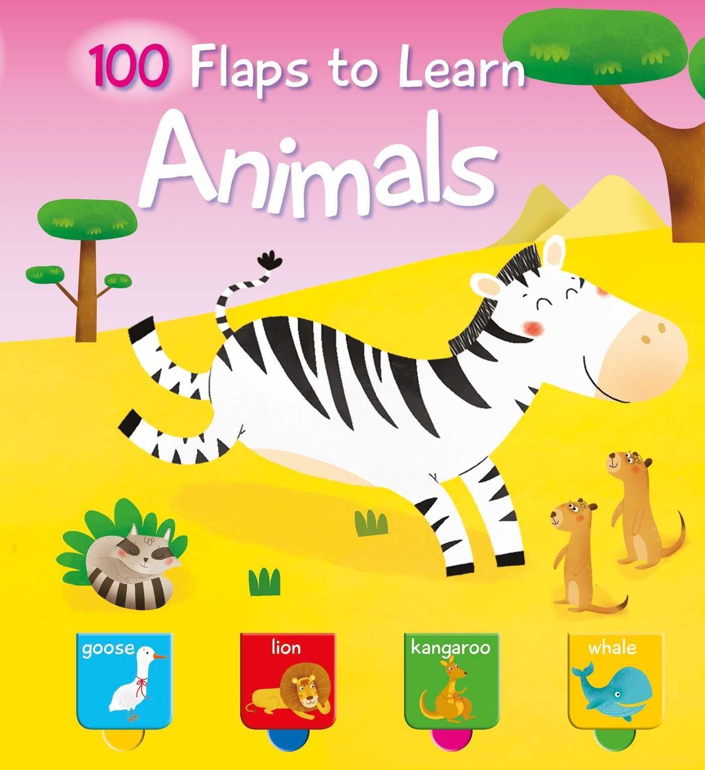 Knjiga 100 Flaps to Learn - Animals YoYo Books