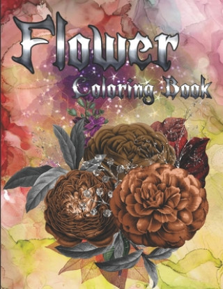 Książka Flower Coloring Book Abdul Kuddus Mondal