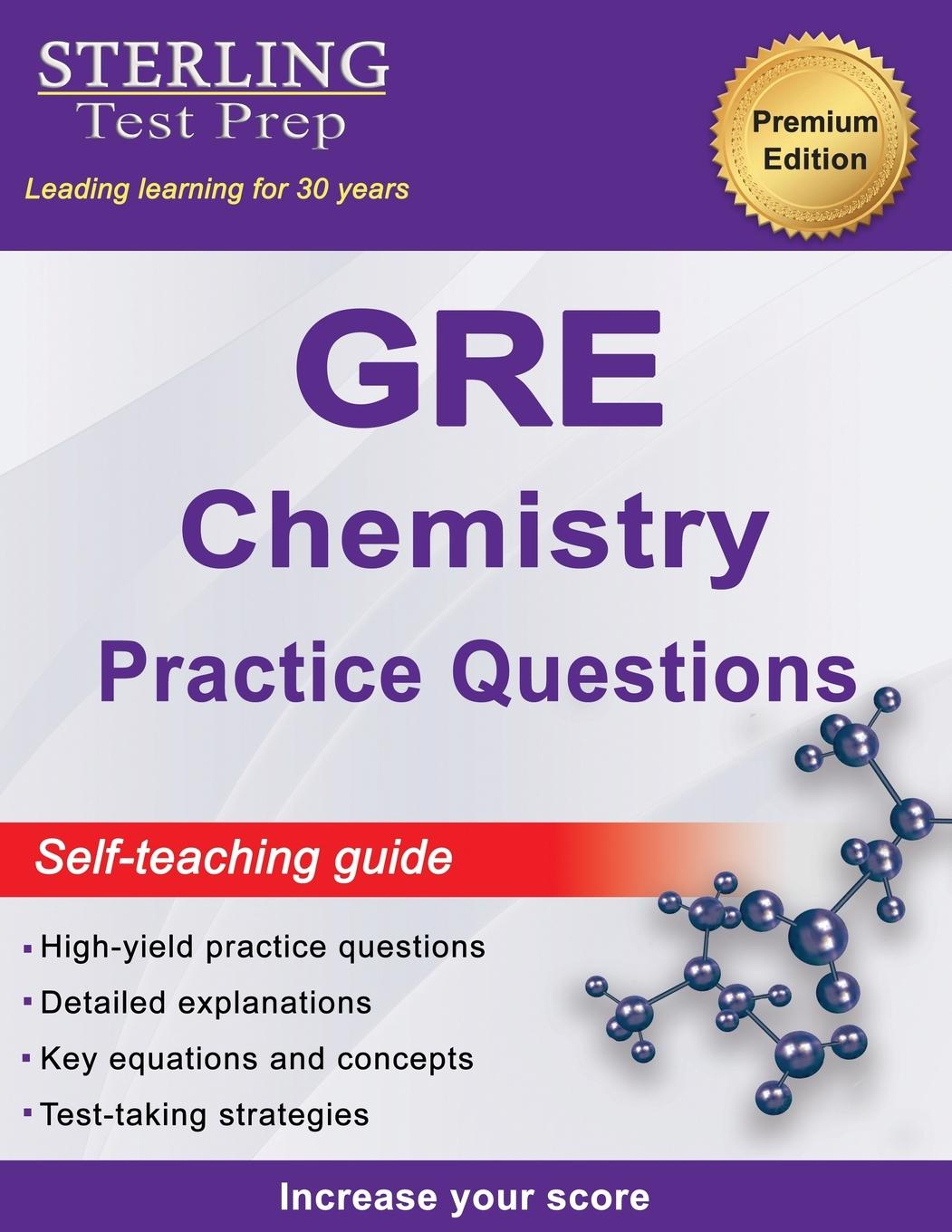 Carte Sterling Test Prep GRE Chemistry Practice Questions 