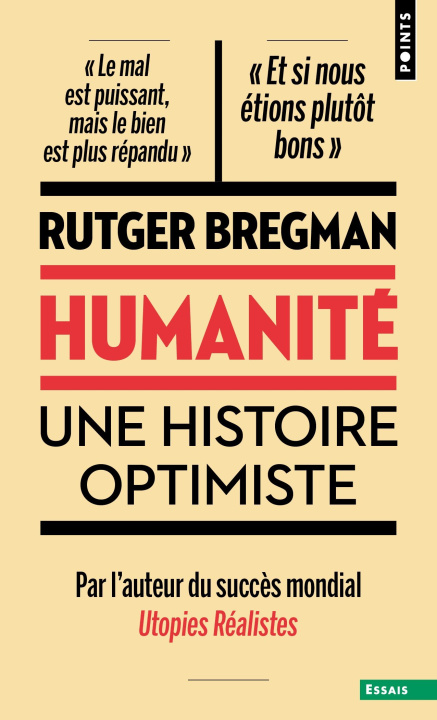 Kniha Humanité Rutger Bregman