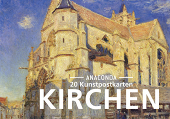 Knjiga Postkarten-Set Kirchen Anaconda Verlag