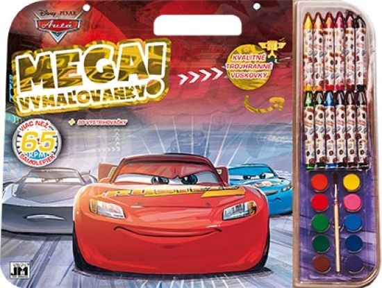 Kniha Mega vymaľovankový set/ Cars Disney/Pixar