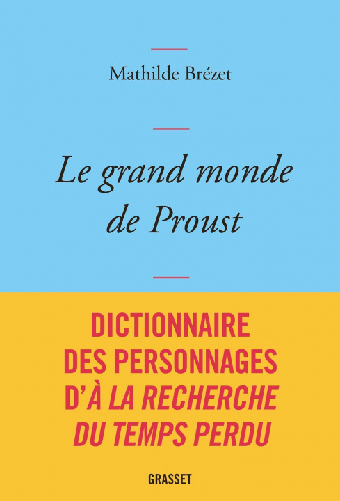 Carte Le grand monde de Proust Mathilde Brézet