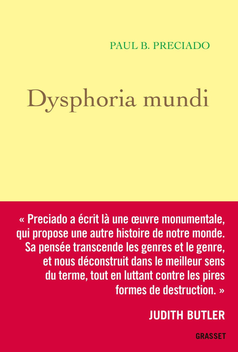 Könyv Dysphoria Mundi Paul B. Preciado