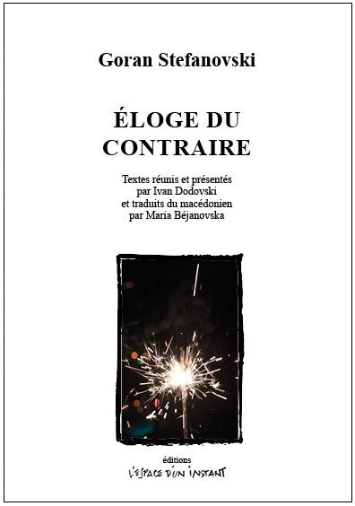 Boek Éloge du contraire STEFANOVSKI GORAN