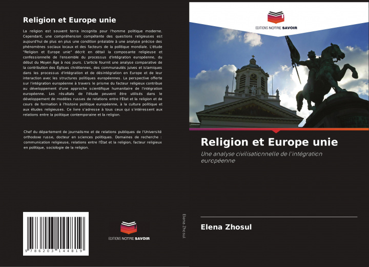 Knjiga Religion et Europe unie Elena Zhosul