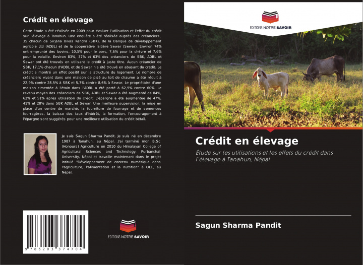 Book Credit en elevage Sagun Sharma Pandit