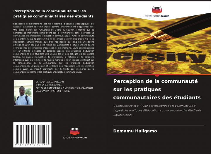 Könyv Perception de la communaute sur les pratiques communautaires des etudiants 