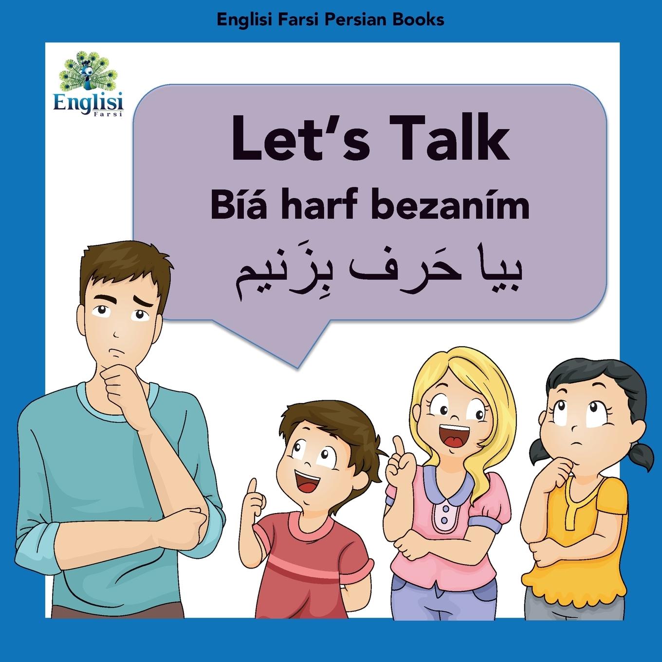 Książka Englisi Farsi Persian Books Let's Talk Biya Harf Bezanim Nouranieh Kiani