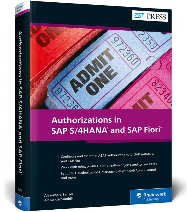 Könyv Authorizations in SAP S/4HANA and SAP Fiori Alexander Sambill
