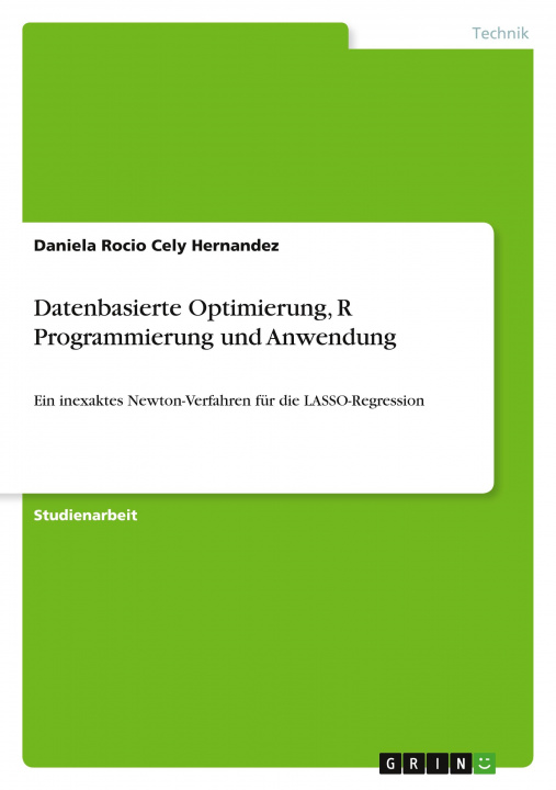 Kniha Datenbasierte Optimierung, R Programmierung und Anwendung 