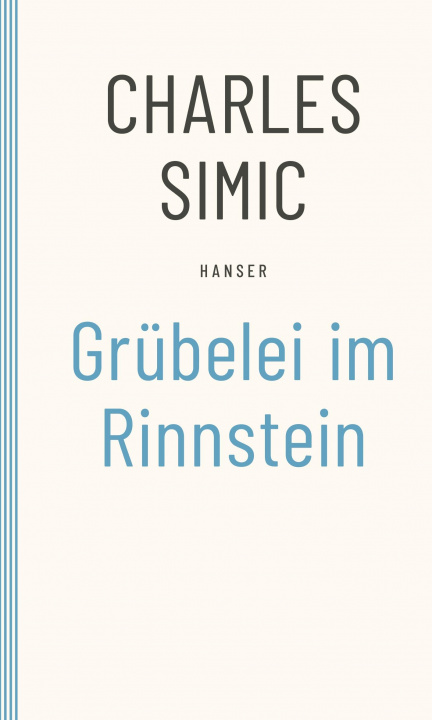 Kniha Grübelei im Rinnstein Michael Krüger