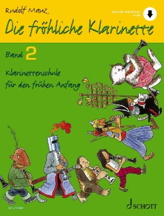 Kniha Die fröhliche Klarinette Band 2 Andreas Schürmann