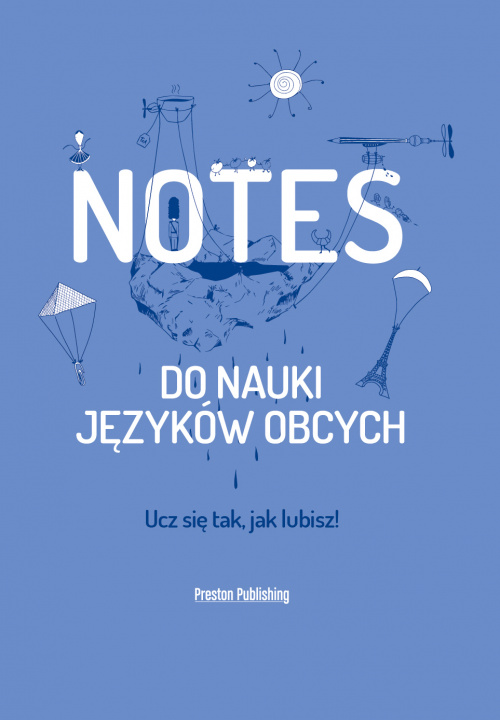 Kniha Notes do nauki języków obcych (niebieski) Opracowanie zbiorowe