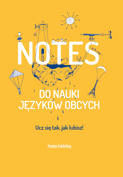 Kniha Notes do nauki języków obcych (pomarańczowy) Opracowanie zbiorowe