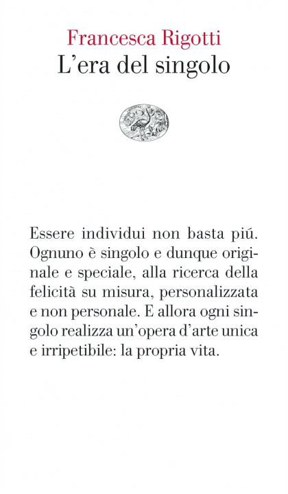 Book era del singolo Francesca Rigotti
