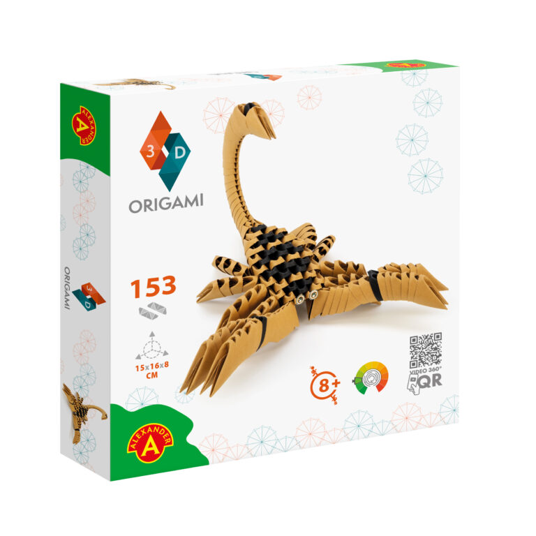 Hanganyagok Origami 3D Skorpion 