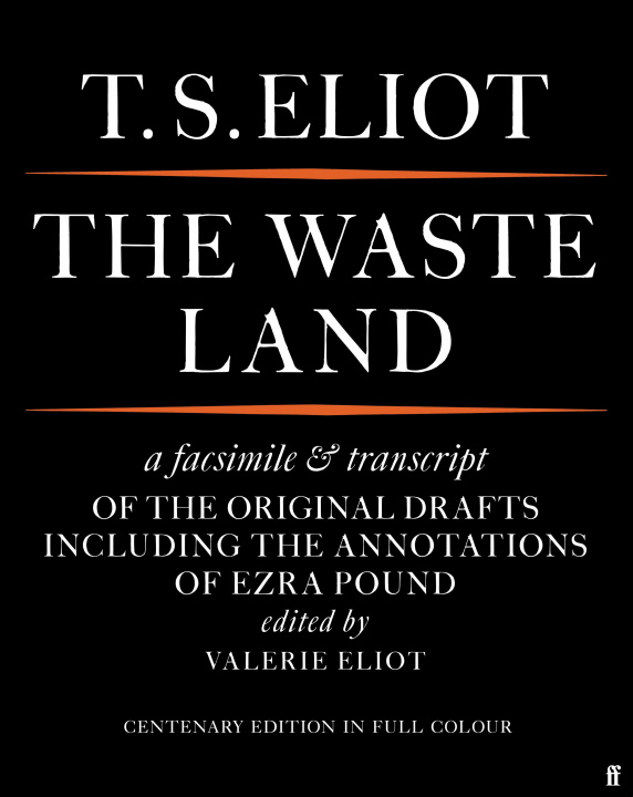 Kniha Waste Land Facsimile T. S. Eliot