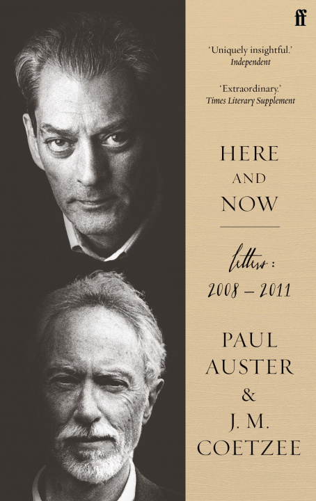 Książka Here and Now J.M. Coetzee