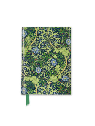 Naptár/Határidőnapló William Morris: Seaweed (Foiled Pocket Journal) 