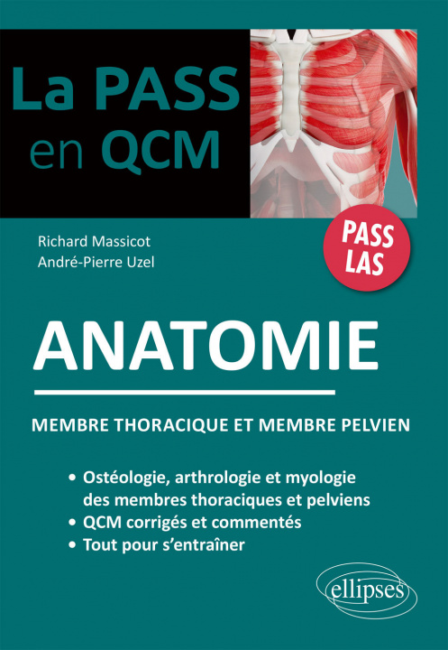 Knjiga QCM d'anatomie - Membre thoracique et membre pelvien Massicot