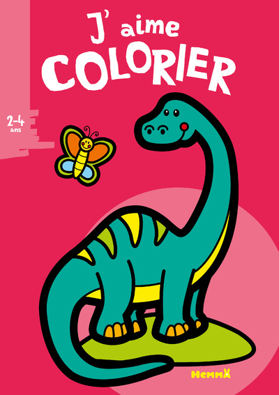 Knjiga J'aime colorier (2-4 ans) (Diplodocus) collegium