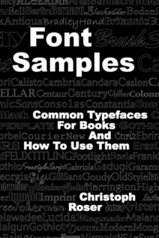 Knjiga Font Samples Roser Christoph Roser