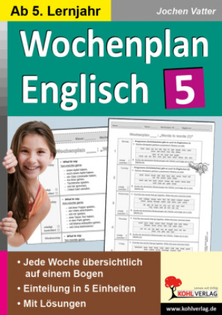 Book Wochenplan Englisch 5 Jochen Vatter