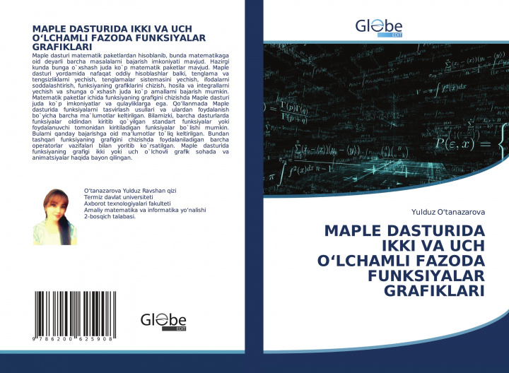 Book Maple Dasturida Ikki Va Uch O'Lchamli Fazoda Funksiyalar Grafiklari 