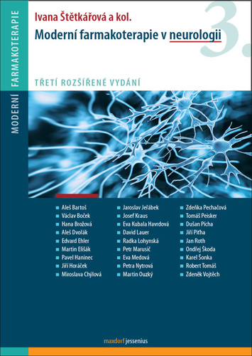 Book Moderní farmakoterapie v neurologii Štětkářová Ivana a kol.