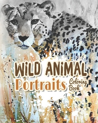 Könyv Wild Animal Portraits Coloring Book Odom