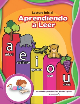 Knjiga Lectura Inicial Aprendiendo a Leer Actividades para ninos de 4 anos en espanol Coni Rosi & Coni